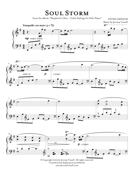 Soul Storm Sheet Music