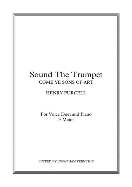 Free Sheet Music Sound The Trumpet Come Ye Sons Of Art F Major