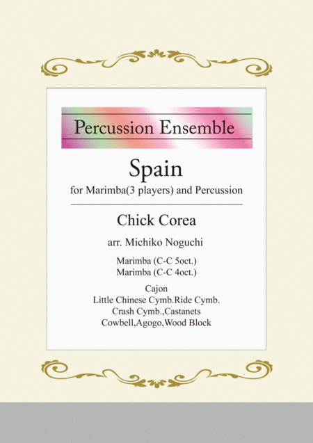 Free Sheet Music Spain Chick Corea