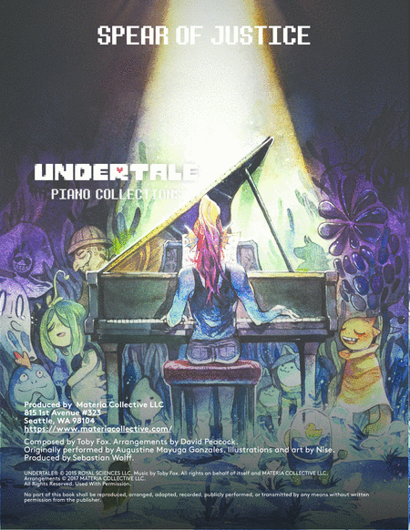 Free Sheet Music Spear Of Justice Undertale Piano Collections
