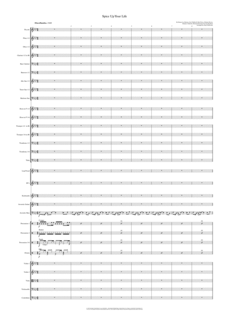 Free Sheet Music Spice Up Your Life Latin Disco Version Voices With Pops Orchestra F Minor