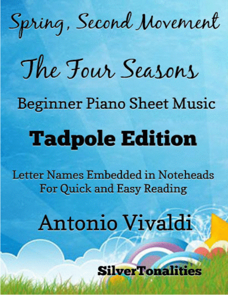 Spring Second Movement Four Seasons Beginner Piano Sheet Music Sheet Music