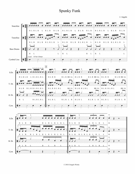 Spunky Funk Sheet Music