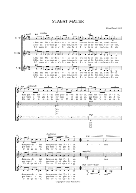 Free Sheet Music Stabat Mater Vl