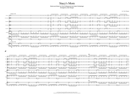 Stacys Mom For Front Ensemble Sheet Music