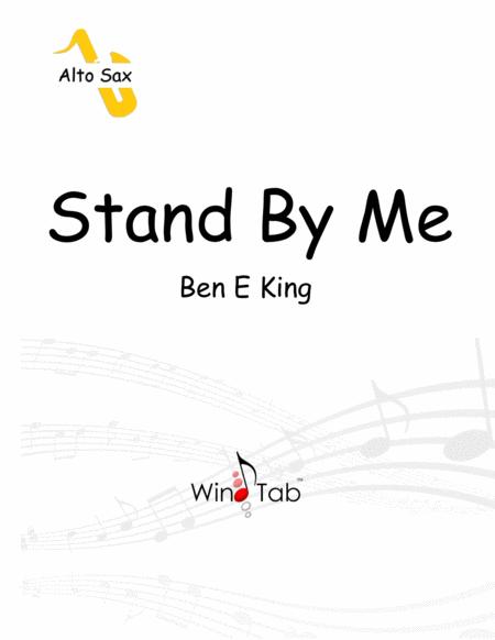 Stand By Me Alto Saxophone Sheet Music Tab Sheet Music