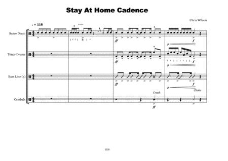 Stay At Home Cadence Sheet Music