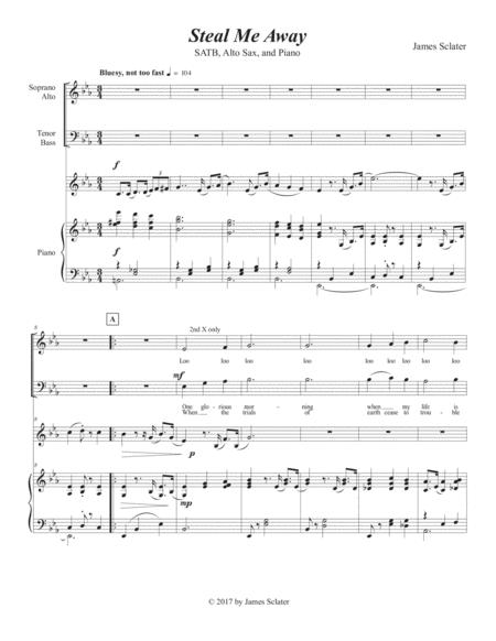 Free Sheet Music Steal Me Away