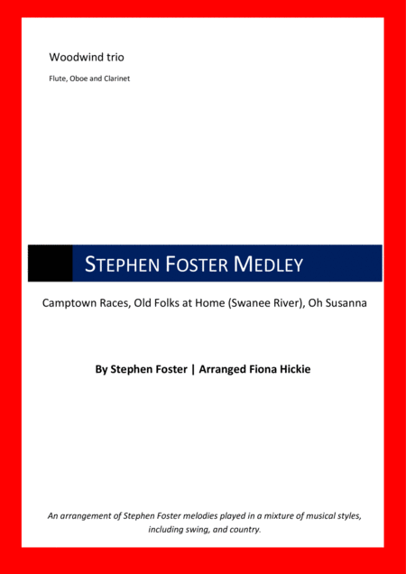 Stephen Foster Medley Sheet Music