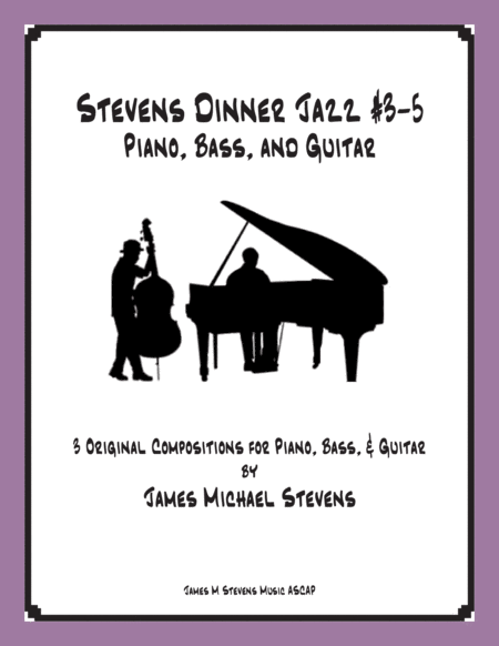 Stevens Dinner Jazz Piano And Bass 3 5 Book Sheet Music