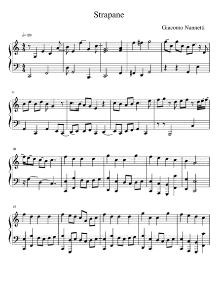 Strapane Sheet Music