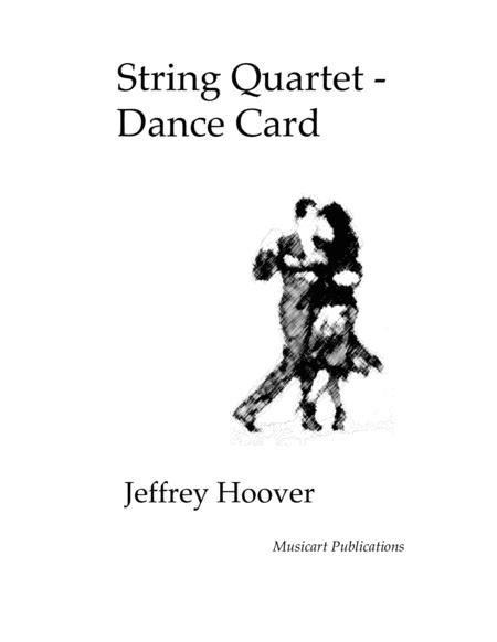 String Quartet Dance Card Sheet Music