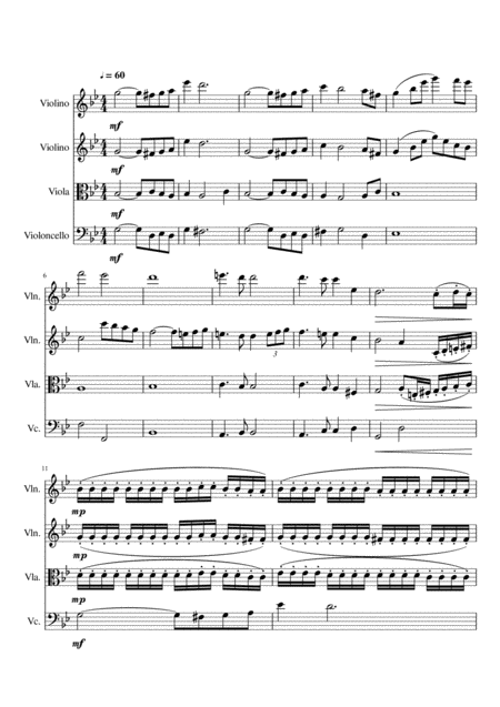 String Quartet Death Of The Muse Sheet Music