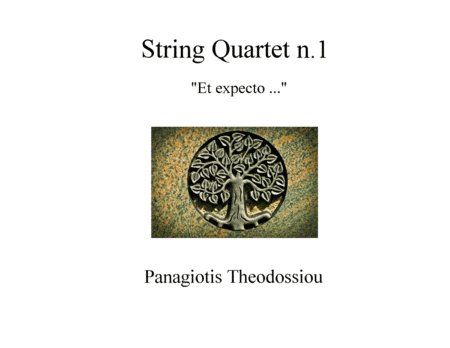 String Quartet N 1 Et Expecto In Memoriam Gyorgi Ligeti Sheet Music