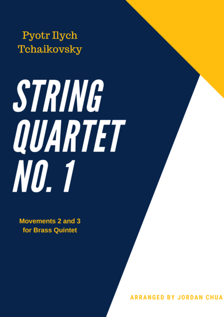 String Quartet No 1 Mvt 2 And 3 Sheet Music