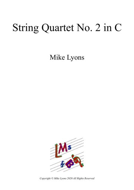 Free Sheet Music String Quartet No 2 In C