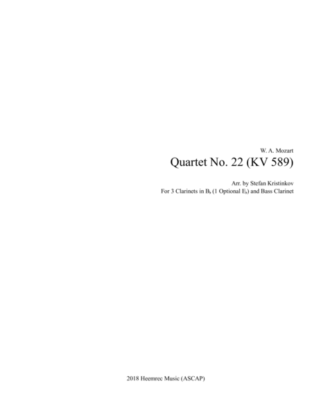 String Quartet No 23 Sheet Music