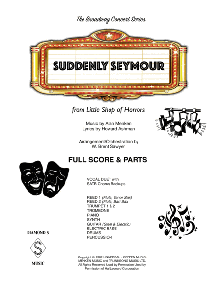 Suddenly Seymour Full Score Parts Sheet Music