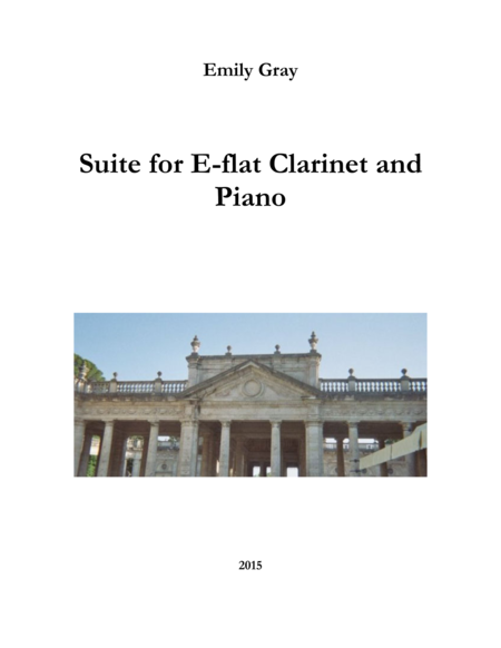 Suite For E Flat Clarinet And Piano Sheet Music