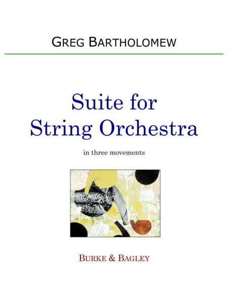 Suite For String Orchestra Sheet Music