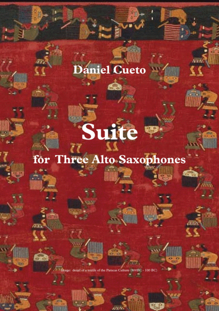 Free Sheet Music Suite For Three Alto Saxophones