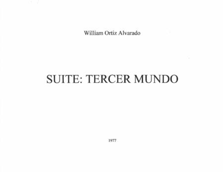 Suite Tercer Mundo Sheet Music