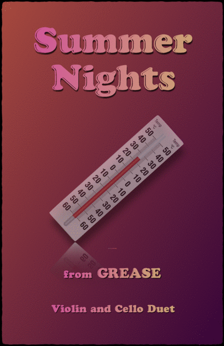 Summer Nights From Grease Violin And Cello Duet Sheet Music