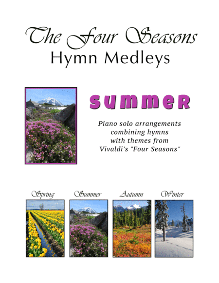 Summer The Four Seasons Hymn Medleys Collection 3 Piano Solos Sheet Music