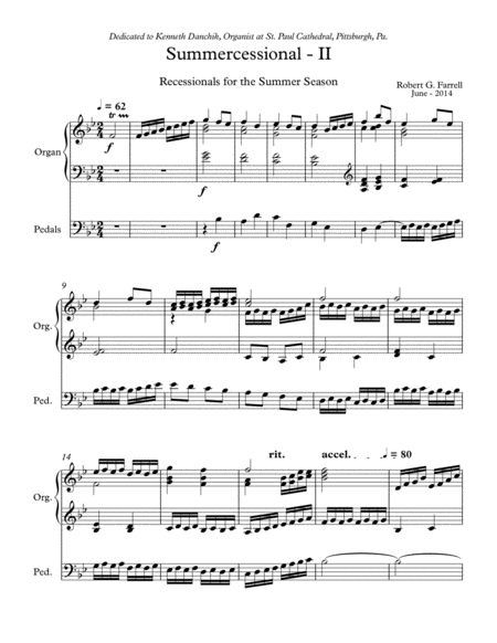 Summercessional 2 Sheet Music