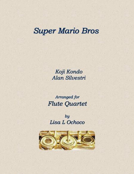 Super Mario Bros For Flute Quartet Sheet Music