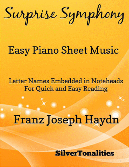 Surprise Symphony Easy Piano Sheet Music Sheet Music