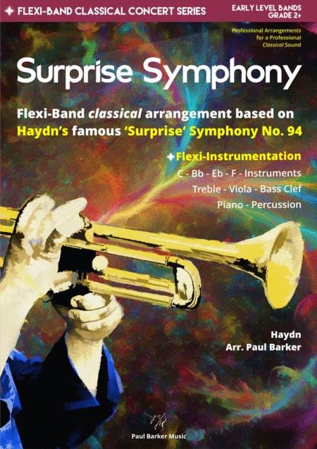 Free Sheet Music Surprise Symphony Flexi Band Score Parts