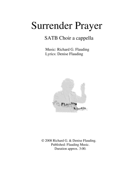 Surrender Prayer Choir Sheet Music