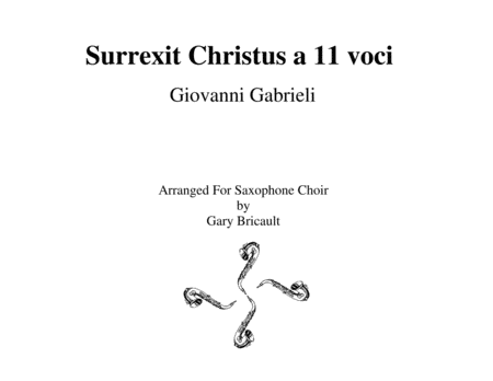 Free Sheet Music Surrexit Christus In 11 Voices