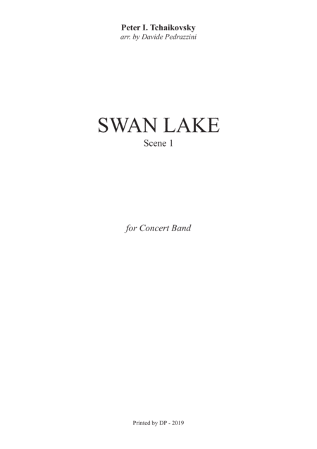 Swan Lake Sheet Music