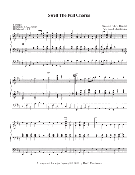 Free Sheet Music Swell The Full Chorus