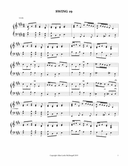 Swing 19 Sheet Music