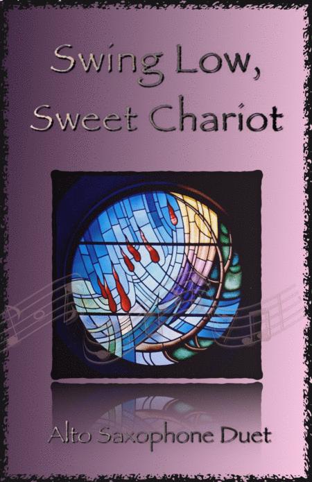 Free Sheet Music Swing Low Swing Chariot Gospel Song For Alto Saxophone Duet