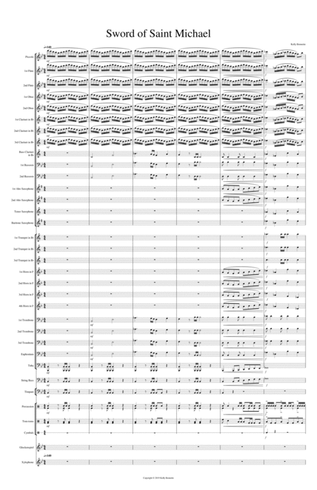 Sword Of Saint Michael Sheet Music