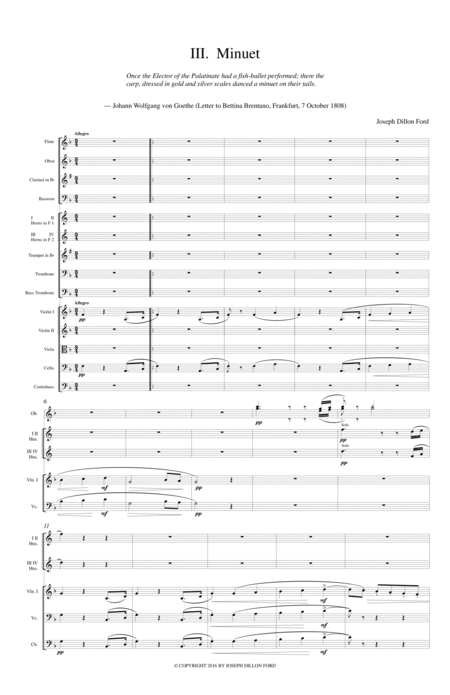 Free Sheet Music Symphony In F In Memoriam Johann Wolfgang Von Goethe For Orchestra 3rd Movement