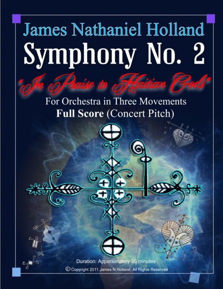 Free Sheet Music Symphony No 2 In Praise To Haitian Gods Full Orchestral Score Only