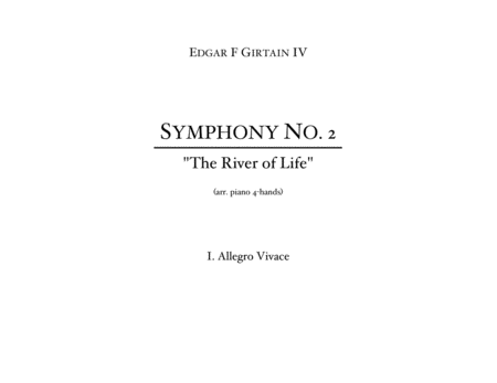 Symphony No 2 The River Of Life Sheet Music