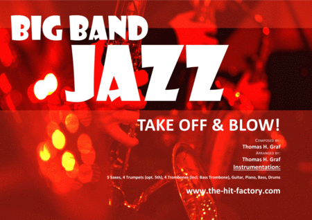 Free Sheet Music Take Off Blow Bright Swing W Alto Solo Big Band