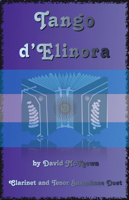 Free Sheet Music Tango D Elinora For Clarinet And Tenor Saxophone Duet