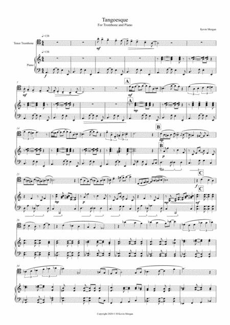 Tangoesque Sheet Music