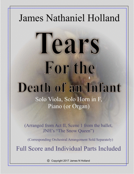 Free Sheet Music Tears For The Death Of An Infant Solo Viola Horn And Piano From The Snow Queen Ballet