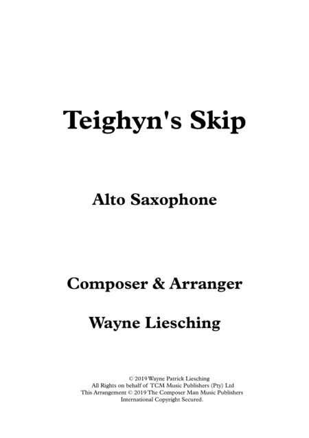 Teighyns Skip Sheet Music