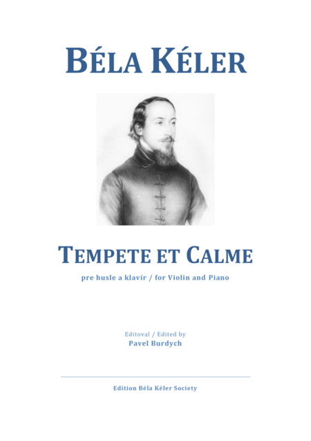 Free Sheet Music Tempete Et Calme For Violin And Piano