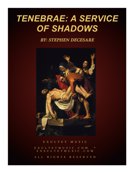 Free Sheet Music Tenebrae A Service Of Shadows