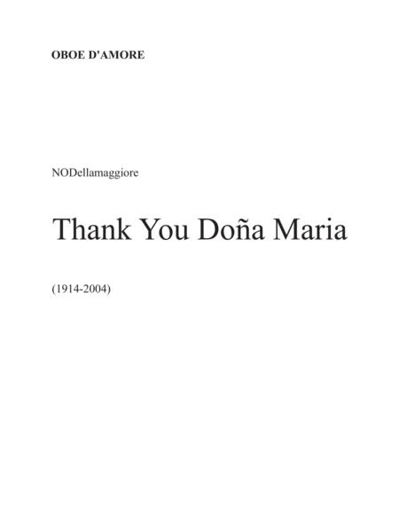 Thank You Doa Maria All Parts Sheet Music